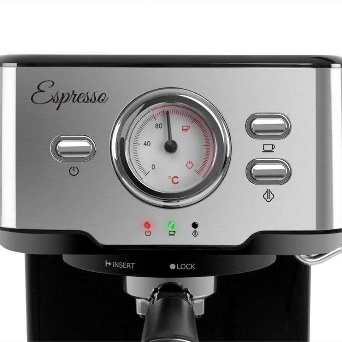 Orbegozo Cafetera Expreso Ex 5500 - 20 Bares, 1100W, Máquina de Café Espresso